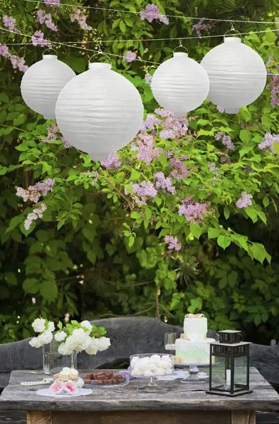 Papirlykt LED - Hvit Papirlykt LED - Hvit