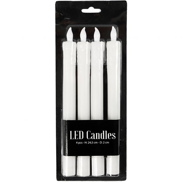 LED-lys - 4-pakning LED-lys - 4-pakning