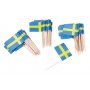 Cake Picks - Svenska flaggan