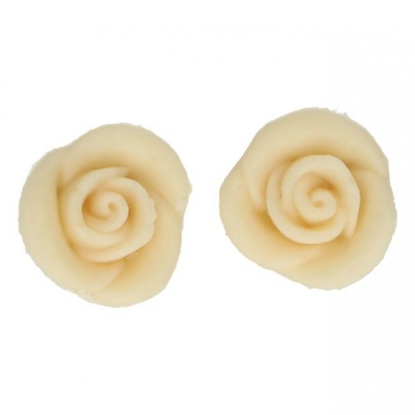 FunCakes Roser Hvit Kakedekorasjon 6 stk FunCakes Roser Hvit Kakedekorasjon 6 stk