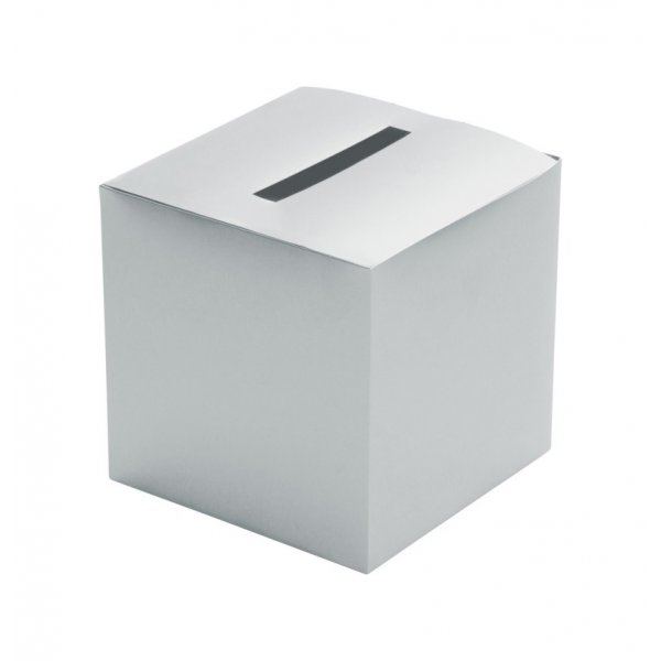 Kortboks - Kort - Sølv - 23x23x23 cm Kortboks - Kort - Sølv - 23x23x23 cm