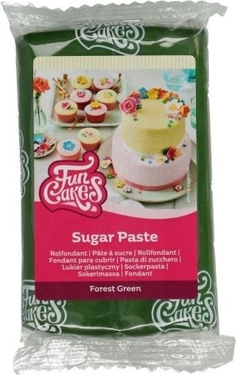 Sukkerpasta - Skoggrønn - 250 gram Sukkerpasta - Skoggrønn - 250 gram