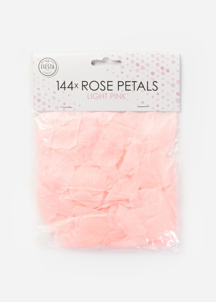 Roseblader - Lys rosa - 144 stk - Roseblader, Små dekorasjoner til bryllup
