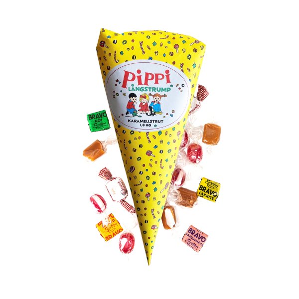 Pippi Langstrømpe - Karamellkjeks - 180 g Pippi Langstrømpe - Karamellkjeks - 180 g