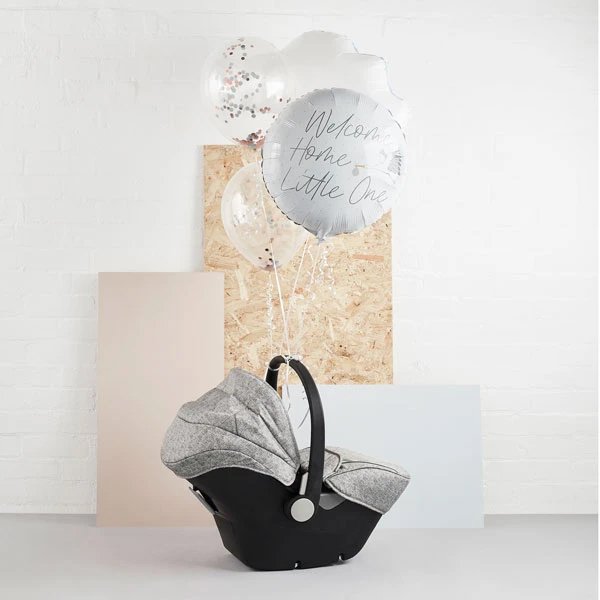 Folieballong - Stork - Velkommen hjem lille Folieballong - Stork - Velkommen hjem lille