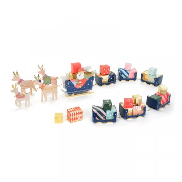 Adventskalender - Julenissens slede Adventskalender - Julenissens slede