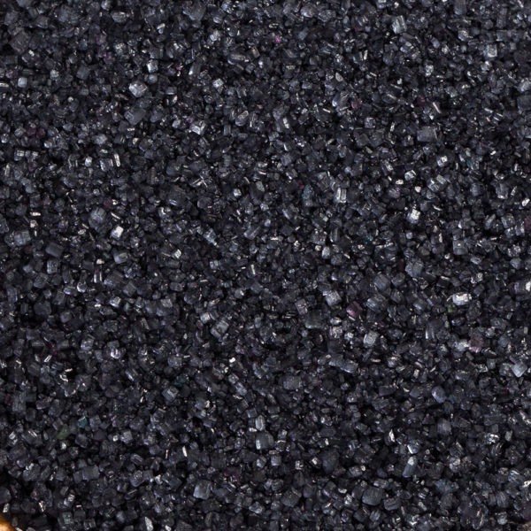 Glitrende sukkerkrystaller - Svart - Decora - 100g Glitrende sukkerkrystaller - Svart - Decora - 100g