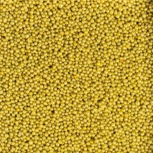 Sm sukkerperler - Gull - 100g