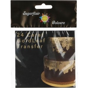 Spiselig 24 karat gull til dekorasjon - Sugarflair - 8x8 cm Spiselig 24 karat gull til dekorasjon - Sugarflair - 8x8 cm