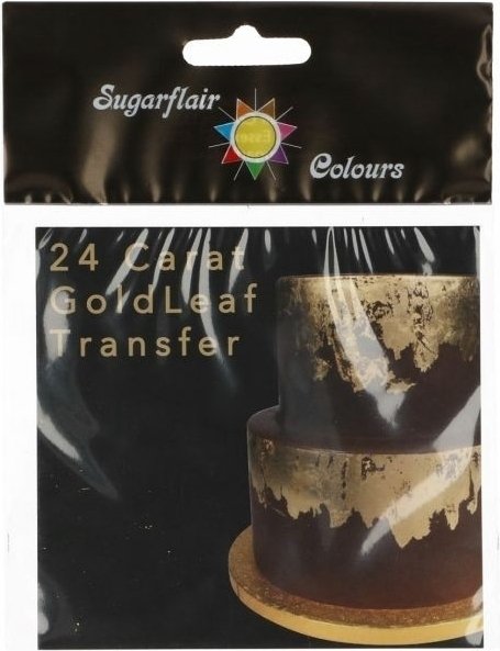 Spiselig 24 karat gull til dekorasjon - Sugarflair - 8x8 cm Spiselig 24 karat gull til dekorasjon - Sugarflair - 8x8 cm