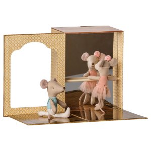 Ballerinamus i dansestudio - Lilles�ster og lillebror - Maileg