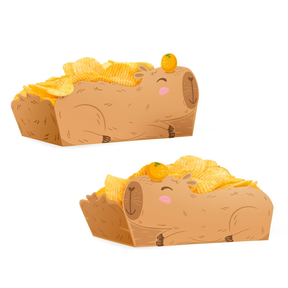 Snackbokser - Capybara - 3-pakning - Snackbokser, Godteriposer og snackbokser