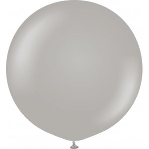 Ballonger ensfarget - Premium 60 cm - Gr