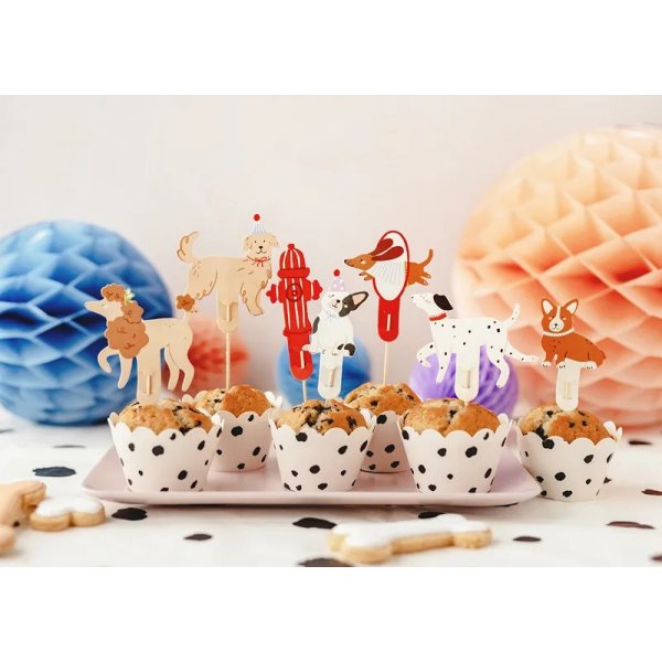 Kakeplukkere - Hunder - 7-pakning