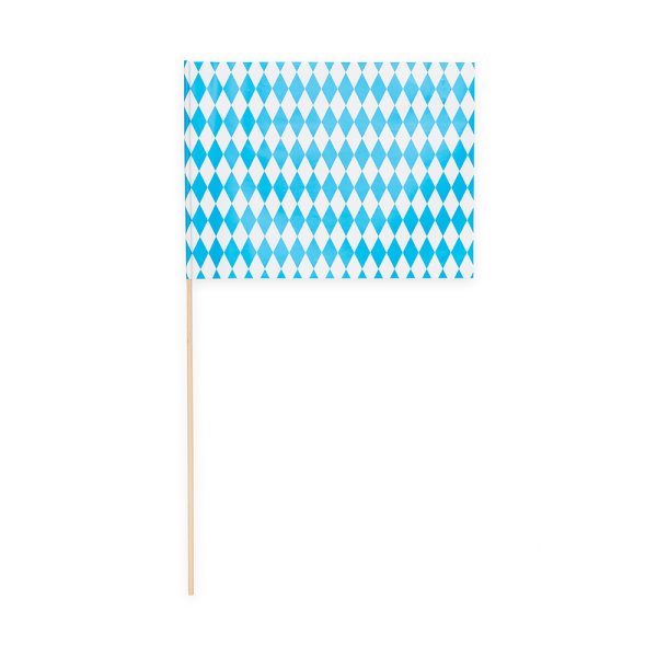 Papirflagg - Bayern - 20x30 cm - 10-pakning Papirflagg - Bayern - 20x30 cm - 10-pakning