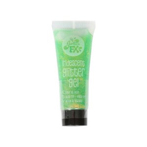 Glittergel i tube - Gr�nn - 10 ml