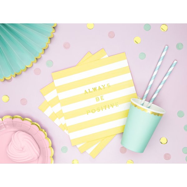 Papirkopper - Mintgrnne - Gullkant - 6-pakning