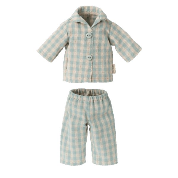 Maileg Pyjamas - Str 2 - Blå Maileg Pyjamas - Str 2 - Blå