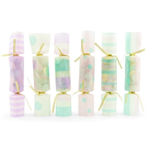 Konfettikjeks - Pastellmiks - 6-pakning