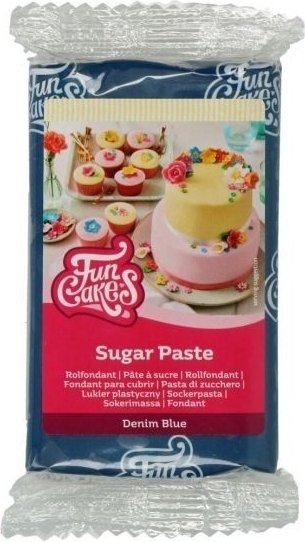Sukkerpasta - Denimblå - Funcakes - 250 g Sukkerpasta - Denimblå - Funcakes - 250 g