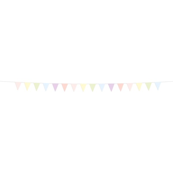 Vimpelgirlander - Pastell - 6 meter Vimpelgirlander - Pastell - 6 meter