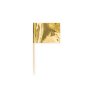 Cocktailflagg - Gull Metallic - 50-pakning