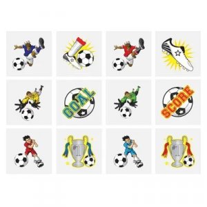 Tatoveringer - Fotball - 12 stk Tatoveringer - Fotball - 12 stk