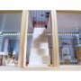 Dukkeskap i MDF med LED-belysning 78 cm hvitt inkludert 16 møbler - Byggesett Dukkeskap i MDF med LED-belysning 78 cm hvitt inkludert 16 møbler - Byggesett