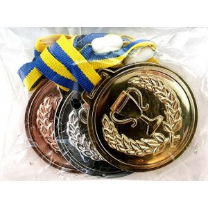 Medaljer - Gull, Slv, Bronse - 3-pakning