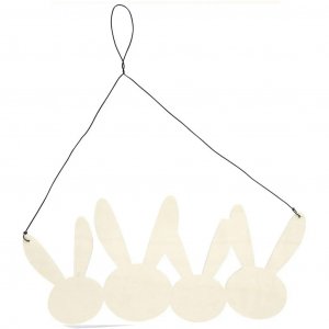 Tredekorasjon - Hengende - Harer