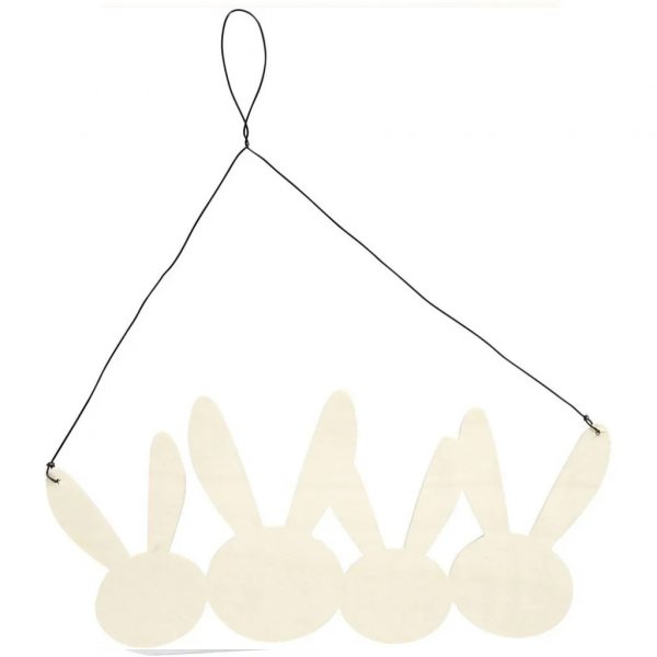 Tredekorasjon - Hengende - Harer Tredekorasjon - Hengende - Harer