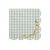 Rutete servietter med sl�yfe - Mix