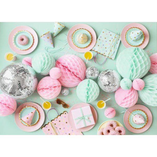 Desserttallerkener - Rosa - gullkant - 6-pakning Desserttallerkener - Rosa - gullkant - 6-pakning