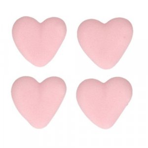 Sukkerhjerter - 8-pakning - Lys rosa