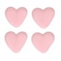 Sukkerhjerter - 8-pakning - Lys rosa