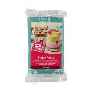 Sukkerpasta - Blågrønn - FunCakes - 250 gram Sukkerpasta - Blågrønn - FunCakes - 250 gram
