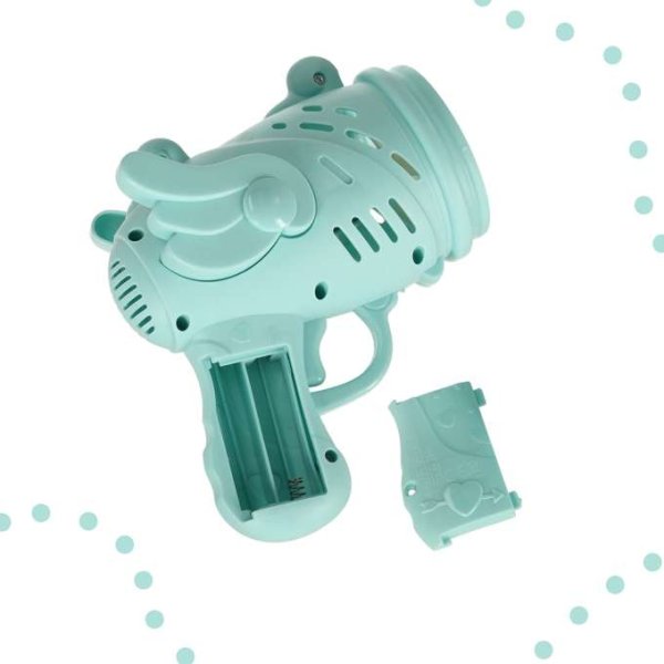 S�peboblepistol med bl� vinger 15,5 x 15 x 7,5 cm - Inkl. tilbeh�r