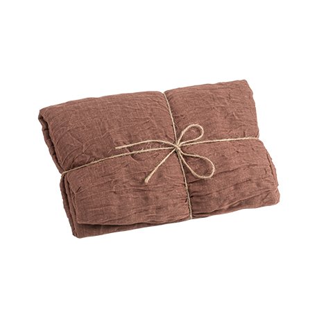 Stoffløper - Brun - 90 cm x 3 m - Bordløper, Borddekking