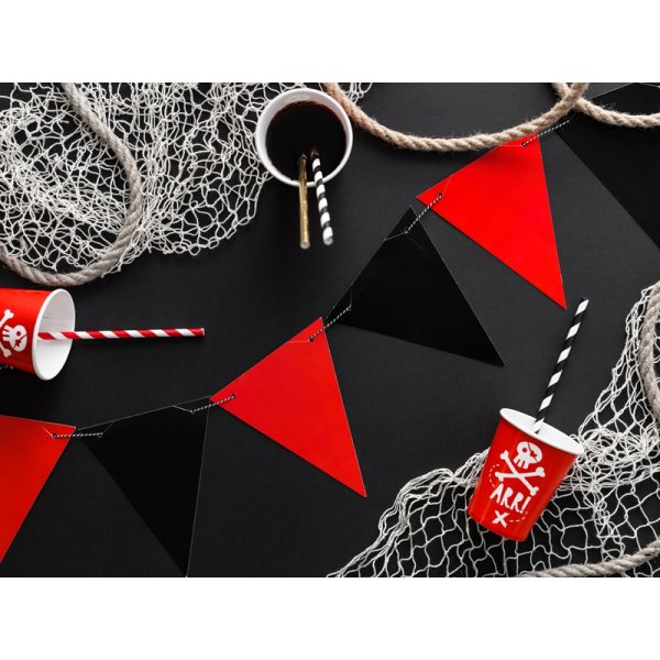 Sugerør - Stripete - Svart - 10-pakning Sugerør - Stripete - Svart - 10-pakning