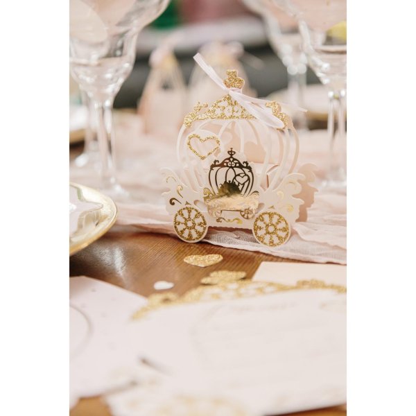 Gaveeske - Prinsessevogn - Rosa - 8-pakning Gaveeske - Prinsessevogn - Rosa - 8-pakning