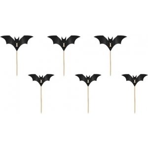 Kakepinner - Flaggermus - 6-pakning