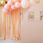 Streamers  Peach & Gold