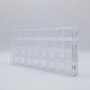 Pralinform - CW1676 Terning med trestruktur - 2,2 cm - Chocolate World Pralinform - CW1676 Terning med trestruktur - 2,2 cm - Chocolate World