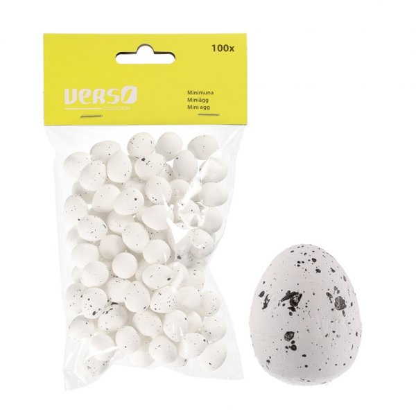 Små egg - 100 stk - Hvite Små egg - 100 stk - Hvite