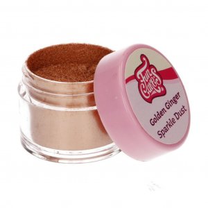 FunCakes Pulverfarge R�d Gull Skimrende (Sparkle Dust Gyllen Ginger) 3,5 g