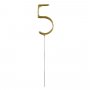 Sparkler - Nummer - Gull - Nummer: 5