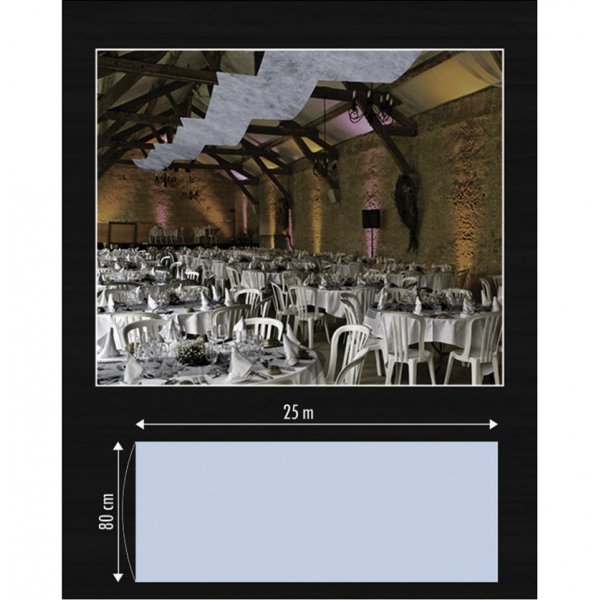 Stoff - 25 m - Pastellbl