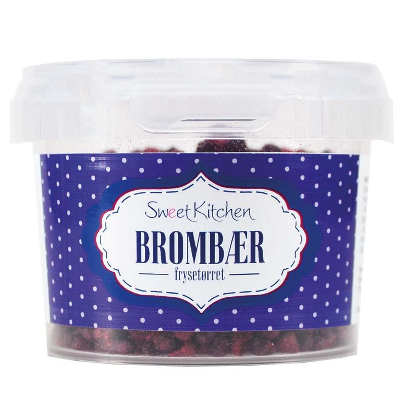 Frysetørkede bjørnebær - SweetKitchen - 10g - Andre ingredienser