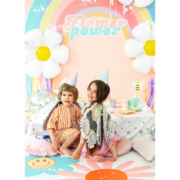 Festhatter - Pastellmiks med gullkant - 6-pakning