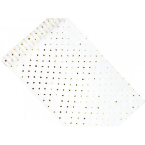 Organza-stoff - Gullprikker